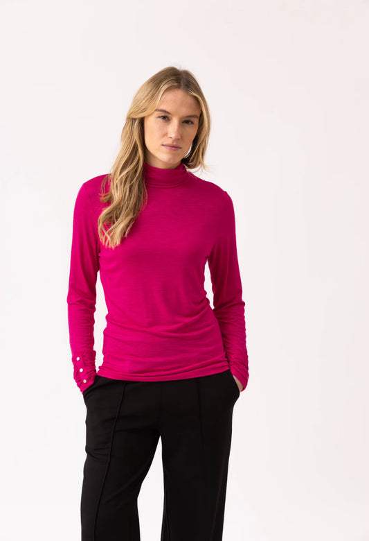 Marble 6400-126 Poloneck Berry