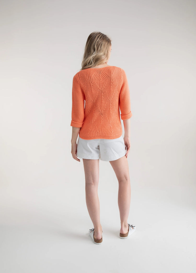 Marble Sweater 6912-191 Orange