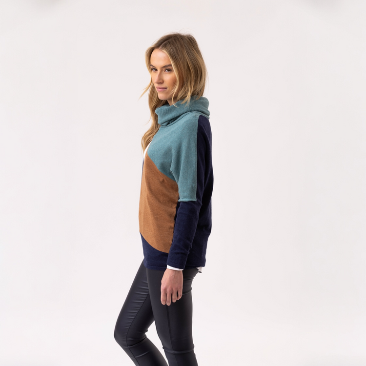 Marble Sweater 8071 223 Teal