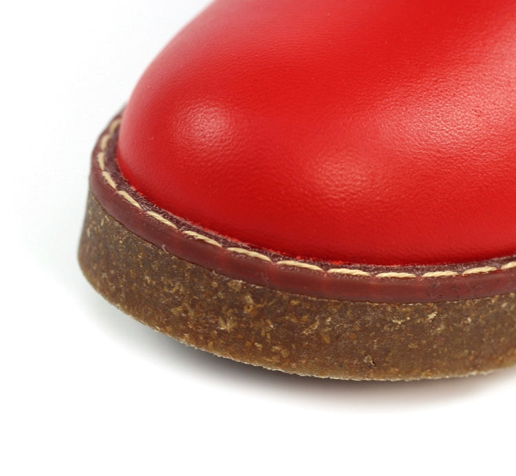 Claire III Red Leather Boot