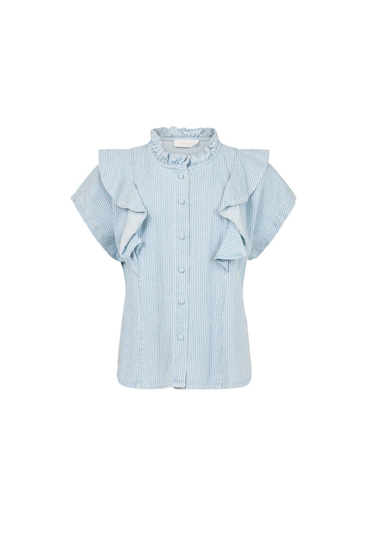 Noen Stripe Shirt Blue