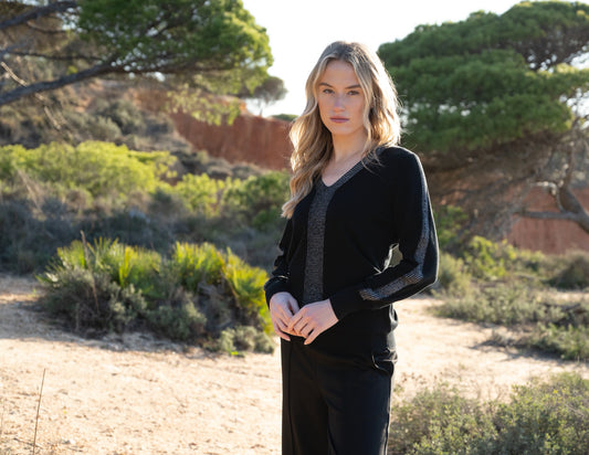 Marble Sweater 8089 101 Black