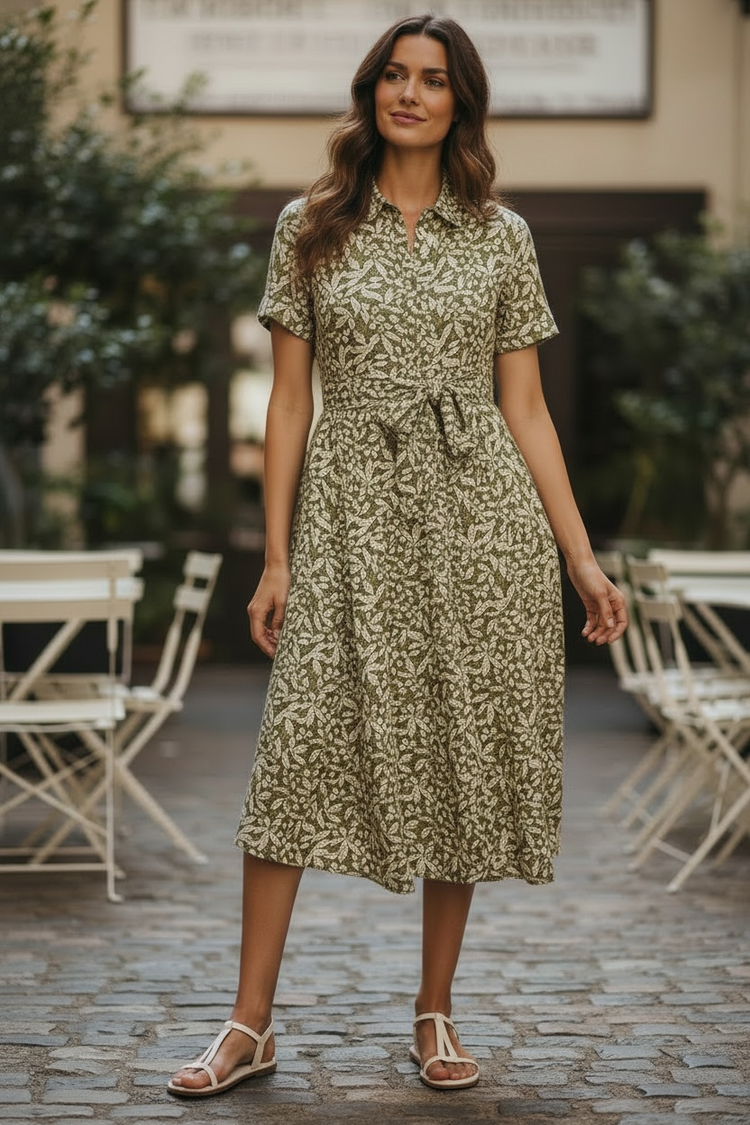 Pomodoro Berry Shirt Dress (colour options)
