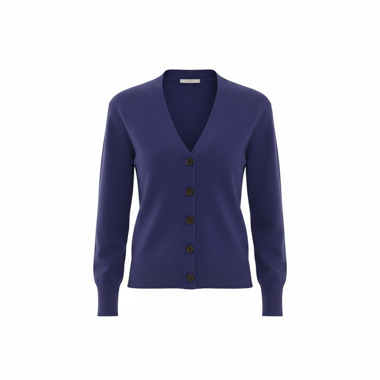 Pomodoro Essential Cardigan Cobalt