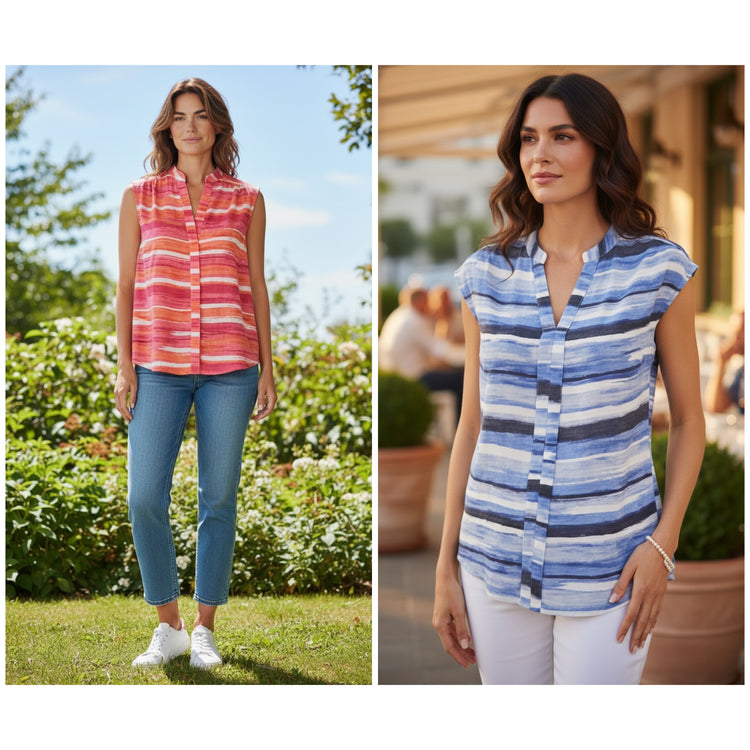 Pomodoro Stripe Top (colour options)