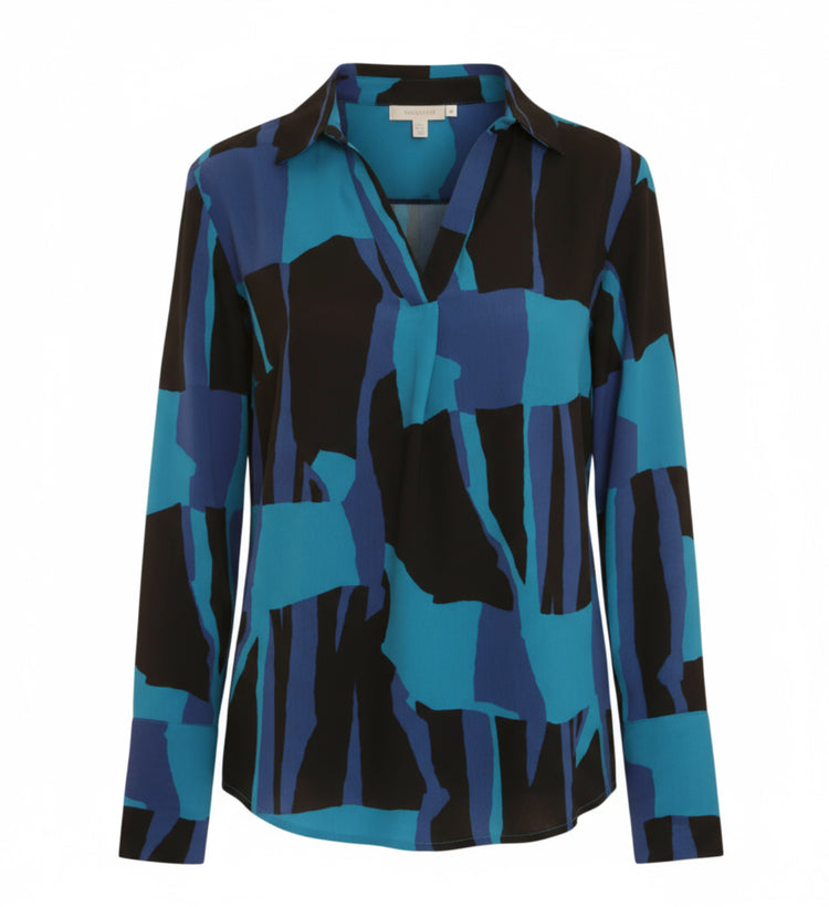 Pomodoro Graphic Tunic Blue