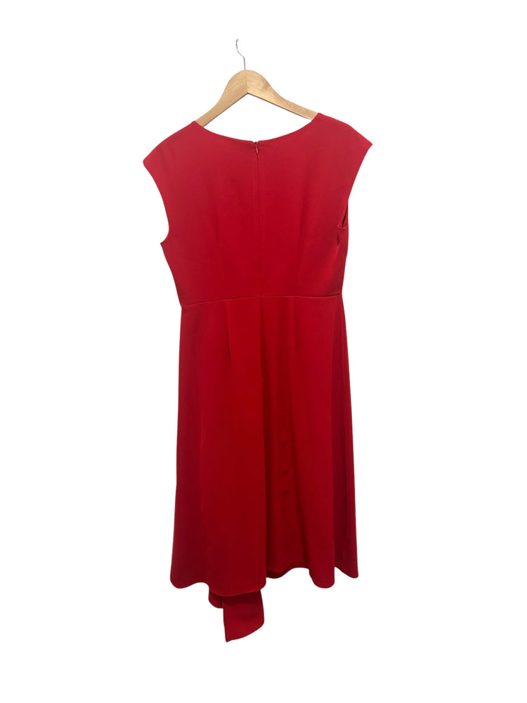 Peruzzi Drape Dress Tomato