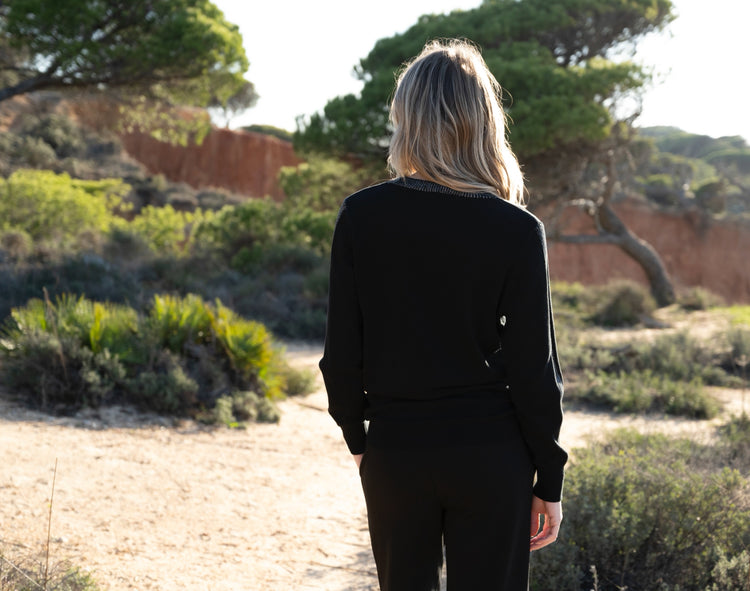 Marble Sweater 8089 101 Black