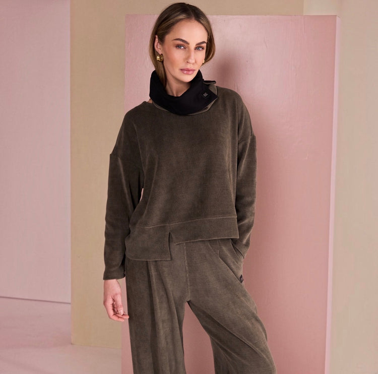 Naya Cord Top NAW26254 Army