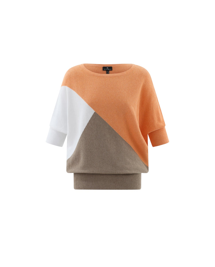 Marble Block Colour Sweater