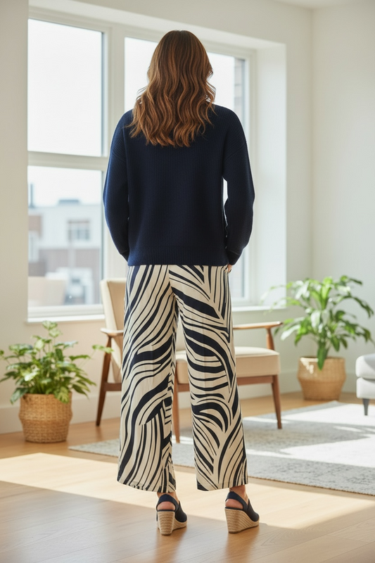 Pomodoro Contour Trousers Navy