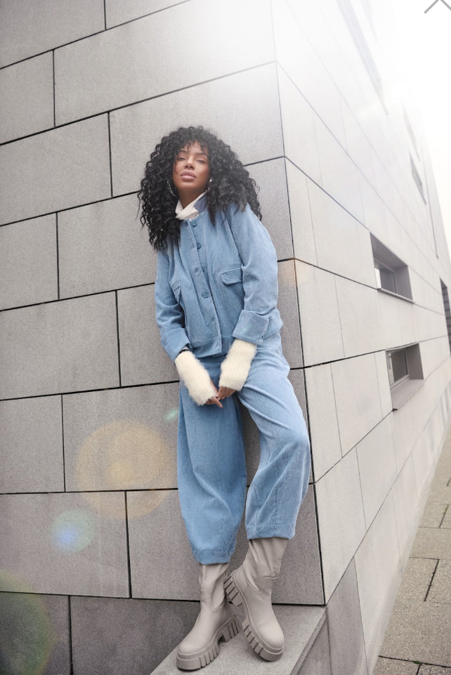 Noen Cord Jacket 87132 81258 Light Blue