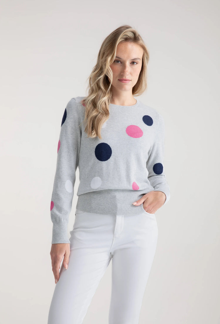 Marble Polka Dot Knit 7872-106