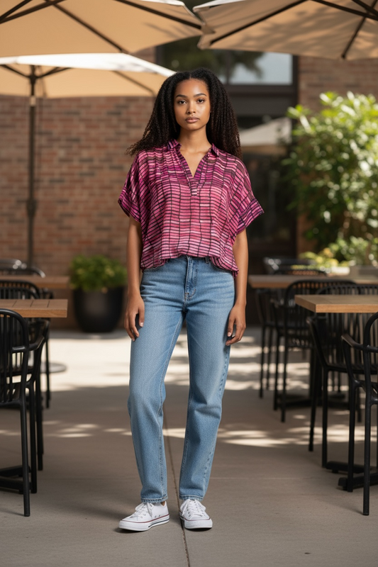 Yauvan Over Shirt 8096PR Magenta