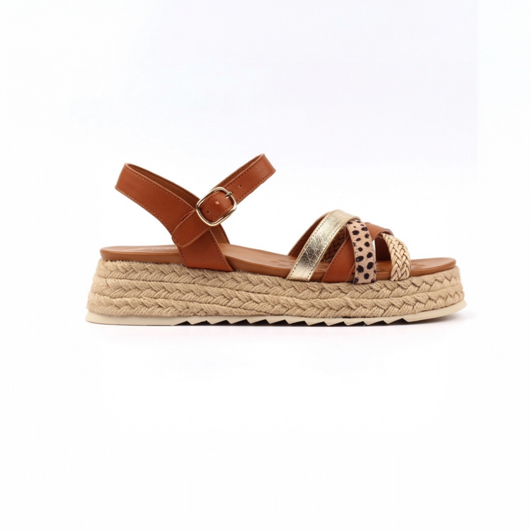 Lunar Flick Tan Sandal