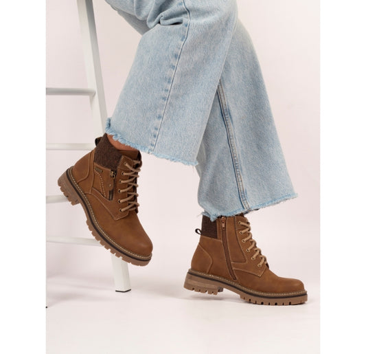 Caramel Tan Waterproof Boot