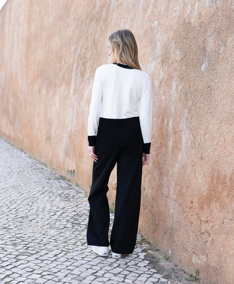 Marble Sweater 7993 104 Off White