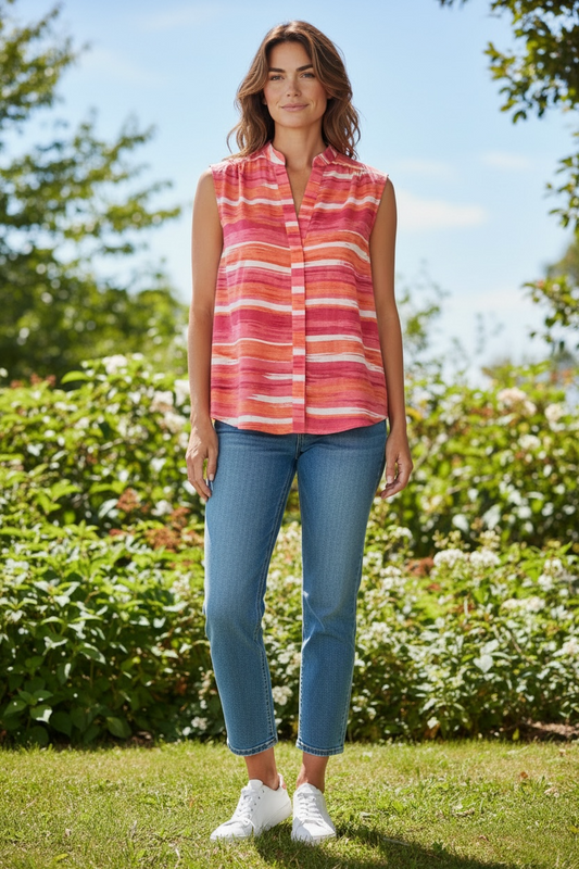 Pomodoro Stripe Top (colour options)