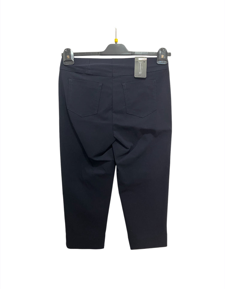 Robell Bella 07 Cropped Trousers with Pockets Navy