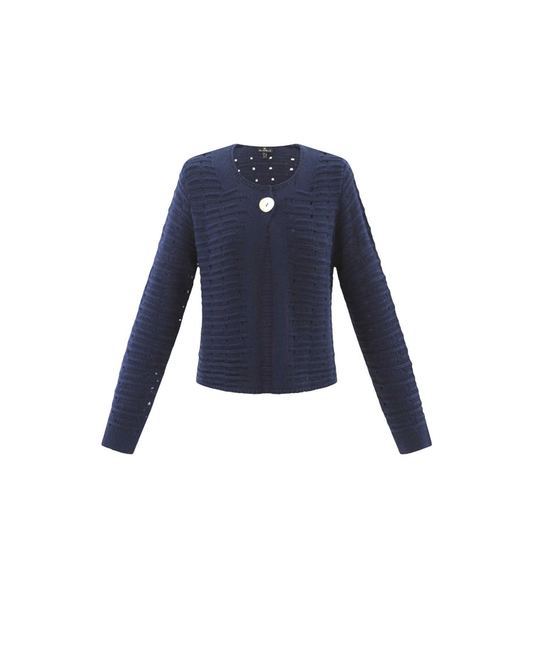 Marble Cardigan 7816 103 Navy