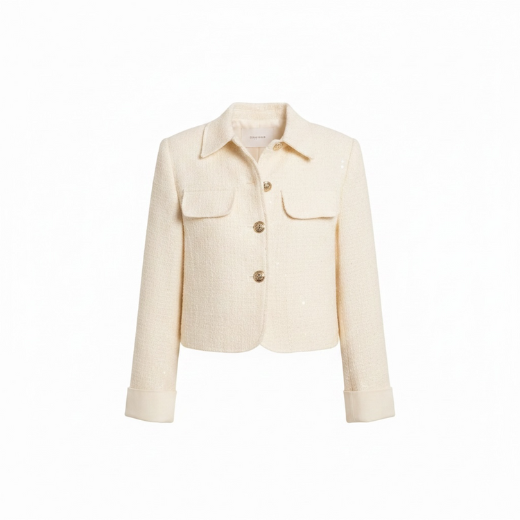 Élise Jacket in Tweed & Denim