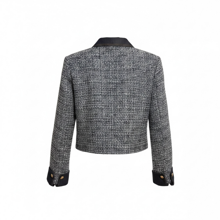 Élise Jacket in Tweed & Denim