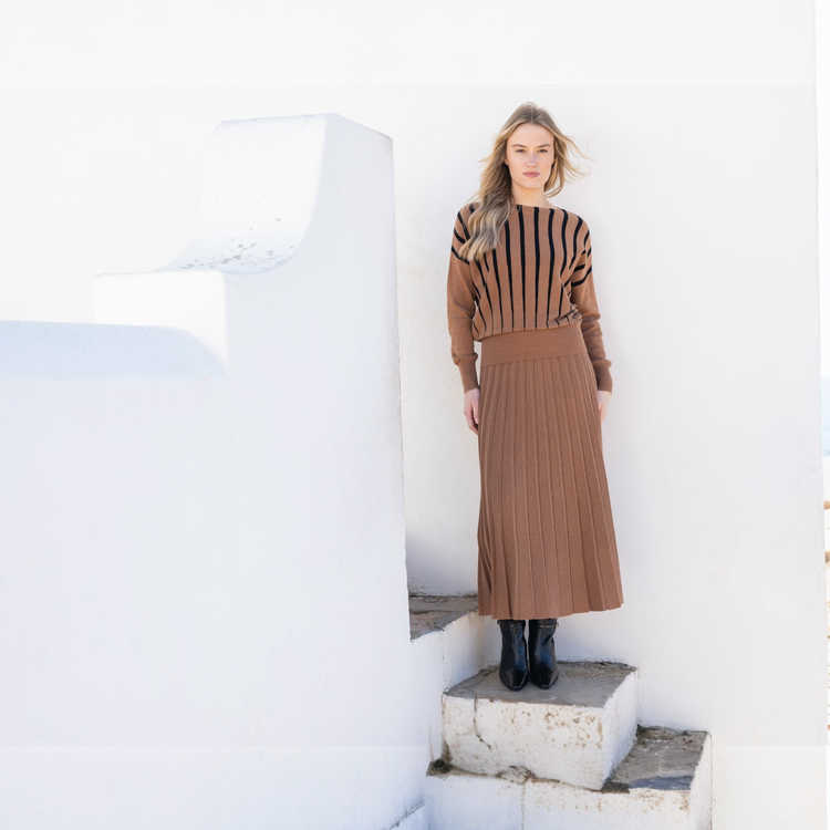 Marble Sweater 8113 208 Camel