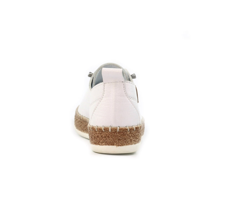 Lunar Evie Plimsole White