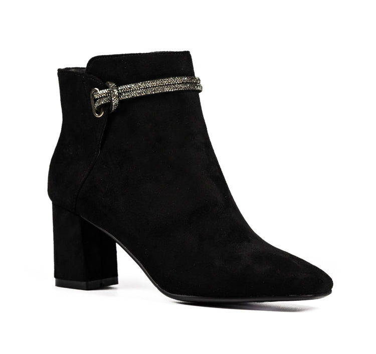 Lunar Pasha Ankle Boot Black