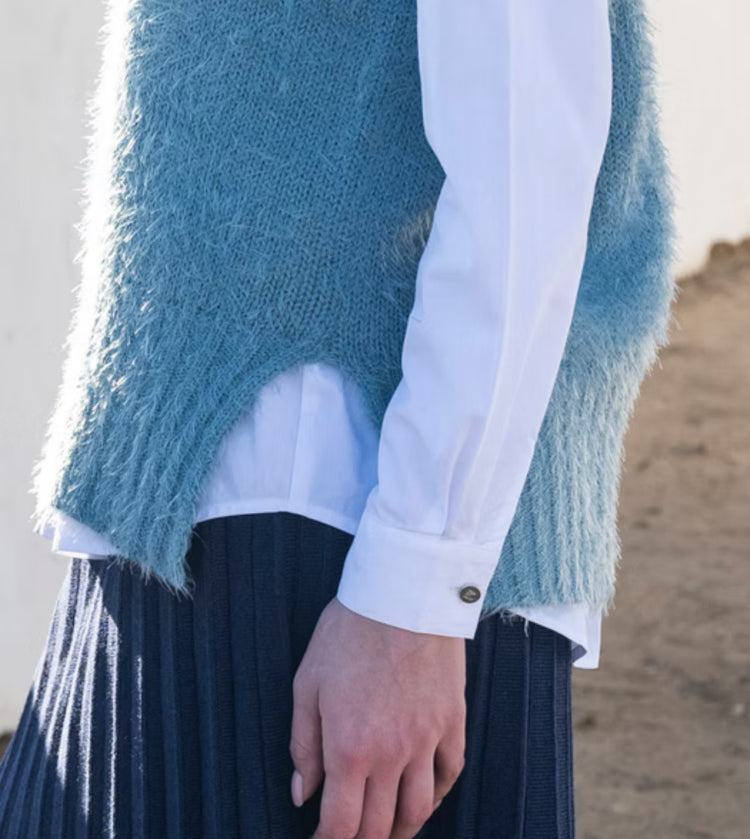 Marble 7140-223 pullover Teal