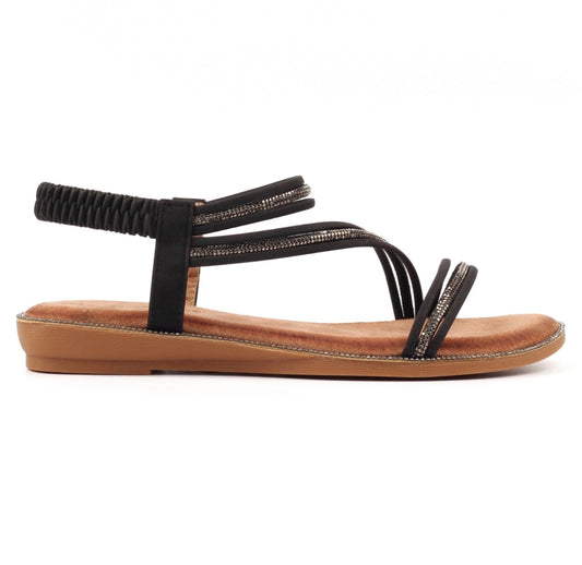 Lunar Aruba Black Sandal
