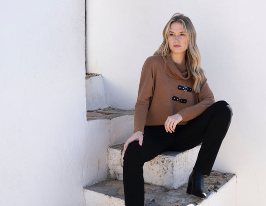 Marble Sweater 8093-208 Camel