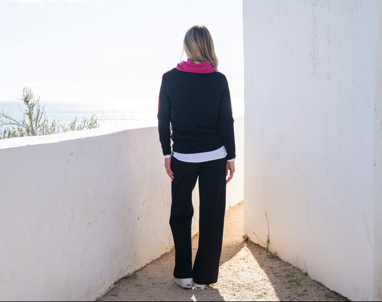 Marble Sweater 8071 126 Cerise