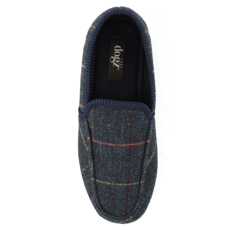 Lazydogz Men’s Eisenhower II Navy Slipper