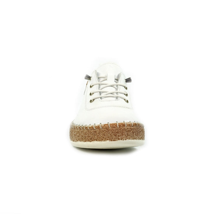 Lunar Evie Plimsole White