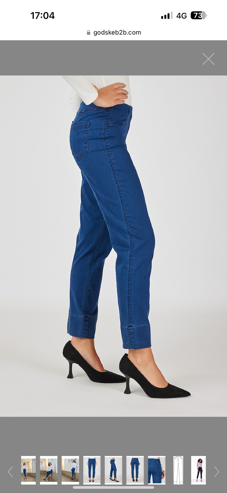 Robell Bella 51628-5448 Denim 64 Ankle Jeans