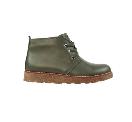 Claire III Olive Leather Boot
