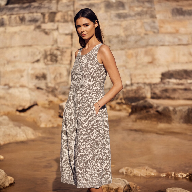 Peruzzi Print Tulip Dress
