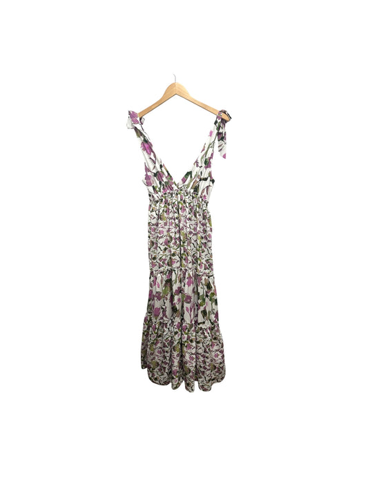 Calypso Tie Shoulder Maxi Tier Dress