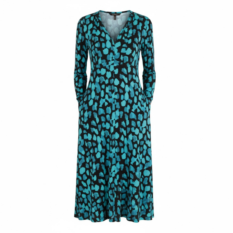 Pomodoro Pebble Midi Dress Aqua