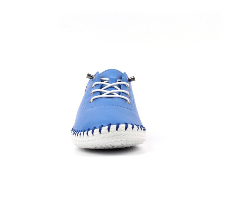 Lunar St Ives FLE030 Azure Blue Plimsoll