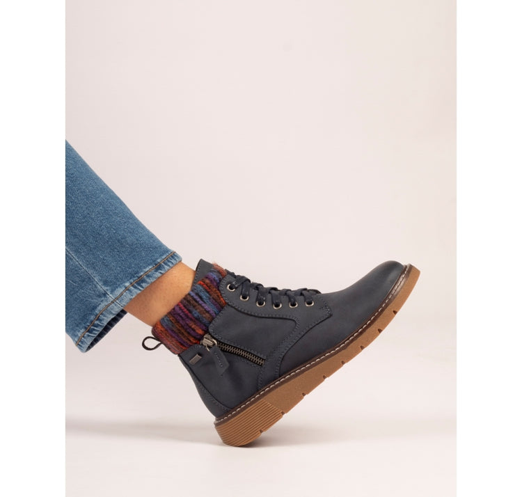 California Navy Wide Fit Boot