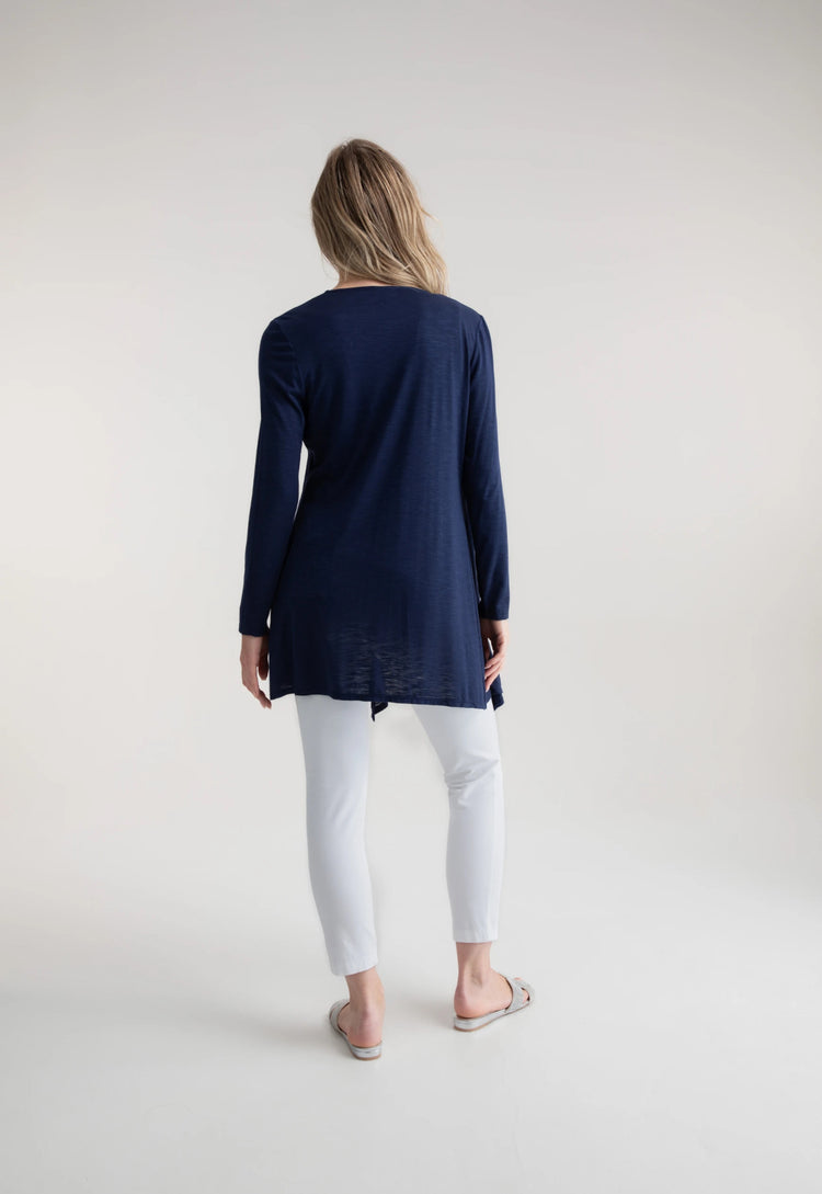 Marble Waterfall Cardi 7862 103 Navy