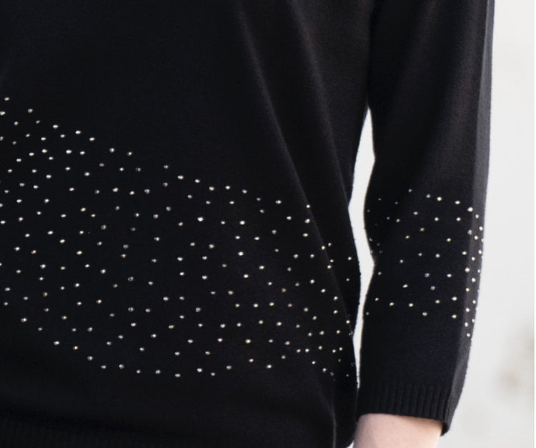 Marble Sweater 8052 101 Black