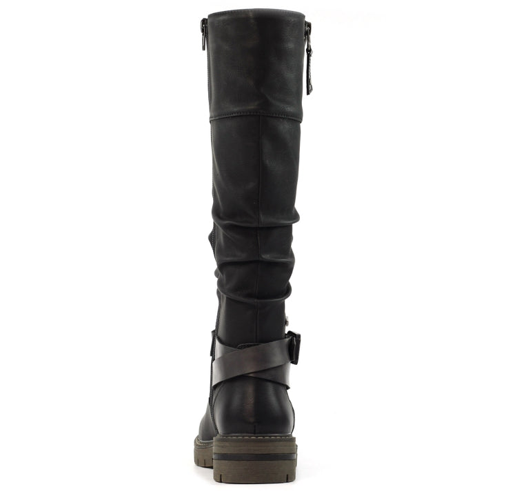 Margo Black Waterproof Long Boot