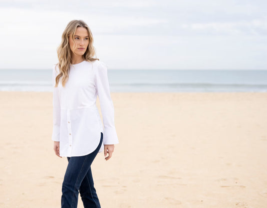 Marble Shirt 8147-102 White