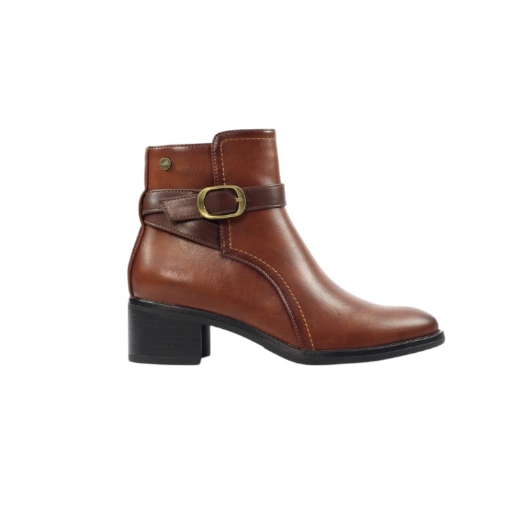 Lunar Cassie Tan Ankle Boot