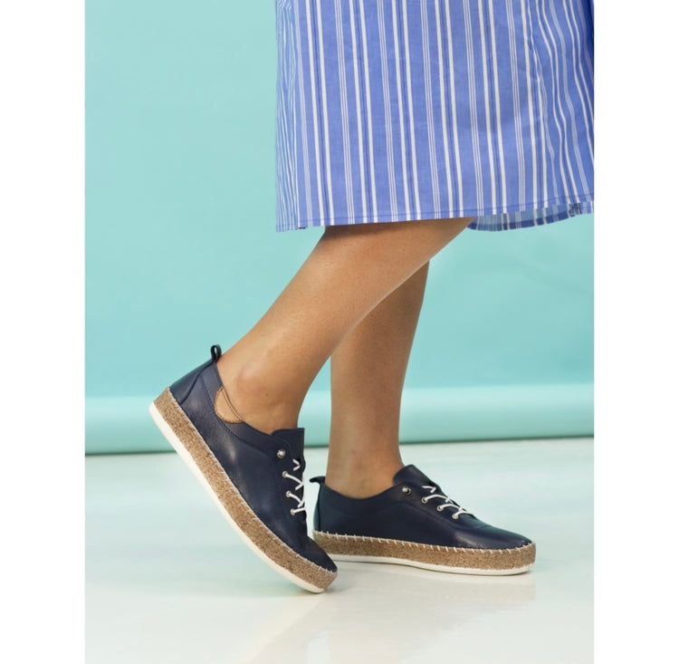 Lunar Evie Plimsole Dark Blue