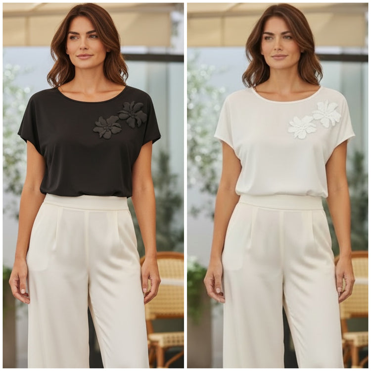 Peruzzi 3D Flower Top S26180 (colour options)