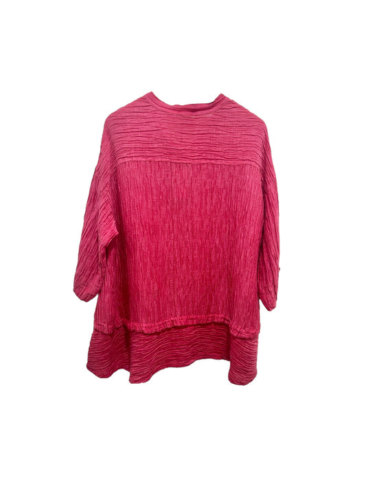 Grizas Silk mix Blouse/Jacket Raspberry